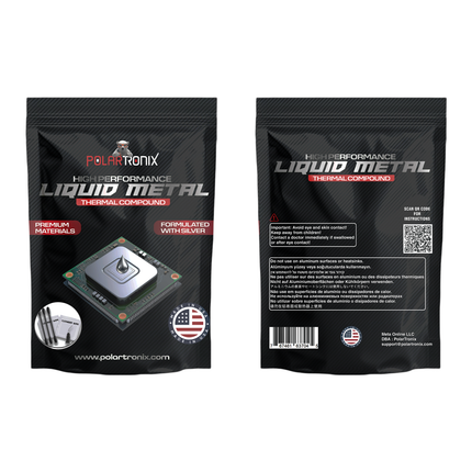 Pasta Termica in Metallo Liquido per PS5/PC/GPU 130W/mK 1.5G (PolarTronix)