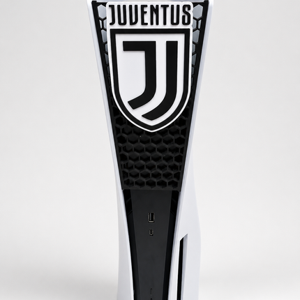 Skin PS5 bianconera stile Juventus personalizzata