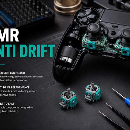 Sostituzione analogici TMR anti-drift per controller PS4