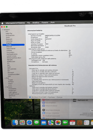 MacBook Pro 13" A2159 2019 Intel Core i5 8GB/256GB