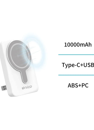 Power Bank Wireless 10000mAh con Ricarica Rapida 22.5W