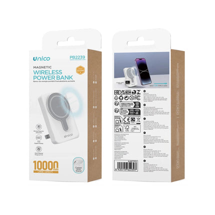 Power Bank Wireless 10000mAh con Ricarica Rapida 22.5W