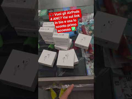 cuffie airpods 4 con cancellazione rumore