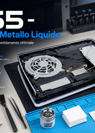 Pulizia professionale PS5 con sostituzione metallo liquido + Porta hdmi