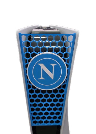 Skin PS5 azzurra stile Napoli personalizzata