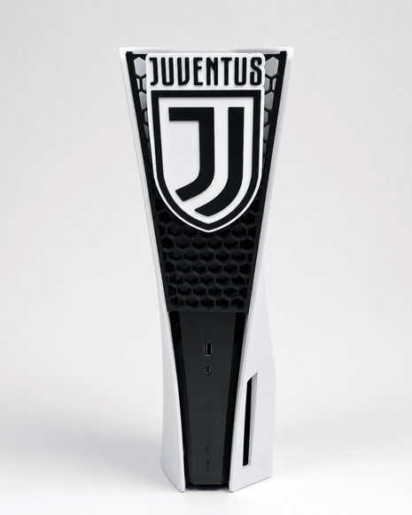 Skin PS5 bianconera stile Juventus personalizzata