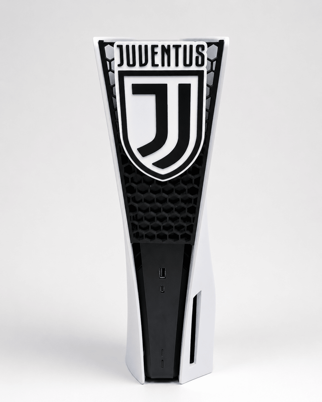 Skin PS5 bianconera stile Juventus personalizzata