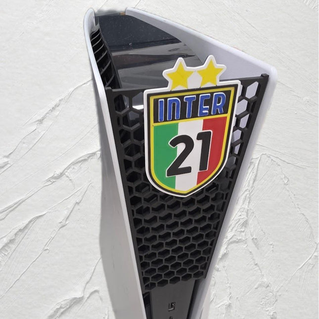 Skin PS5 nerazzurra stile Inter 21 personalizzata