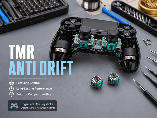 Sostituzione analogici TMR anti-drift per controller PS4