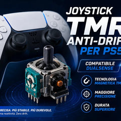 Sostituzione analogici TMR anti-drift per controller PS5 DualSense